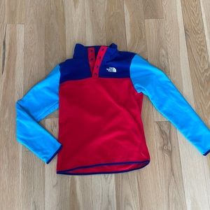 The North Face button fleece, kids large, new with tags